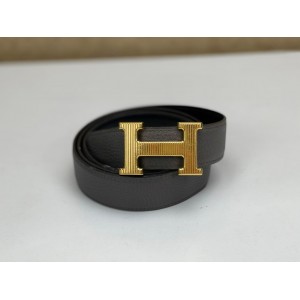 HERMES CONSTANCE REVERSIBLE GOLD H BUCKLE BELT